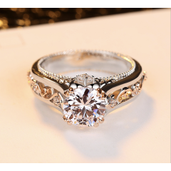 Fashion gorgeous jewelry accessories dancing party engagement big diamonds ring