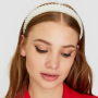 White Hairband Headwear Headdress Wedding Hair Accessories Pearl Headbands for Women Ladies