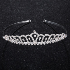 cheap korea children Alloy Water Lead Handmade  Wedding Bridal pageant crowns