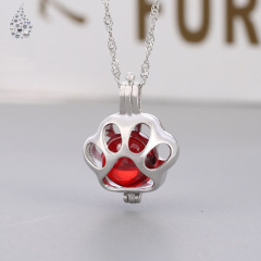 Korean fashion valentine's day christmas gift jewelry silver women 925 red magic necklace Korean fashion valentine's day christmas gift jewelry silver women 925 red magic necklace