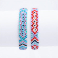 Bohemian ethnic wind braided friendship bracelet colorful totem jewelry Nepal bracelet