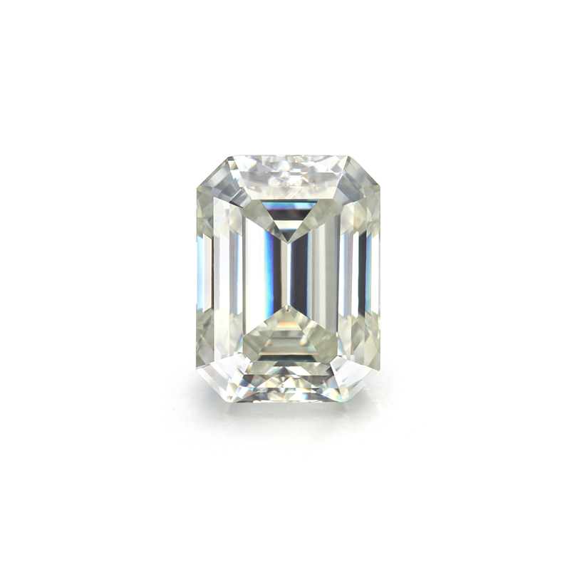 Raw jewelry DEF vvs loose rough moissanite pendant Emerald diamonds