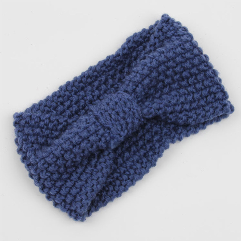 Wholesale women baby bulk fabric elastic winter wool knitted headbands Wholesale women baby bulk fabric elastic winter wool knitted headbands