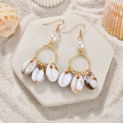 2019 women earring set sea shell jewelry sets earring for Girls
