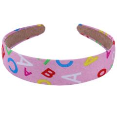 Women Hair Hoop Alphabet Print Headbands Kids Hair Bands Hair Accessories Ladies Headband