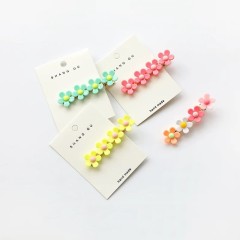 New vintage girl korea hair pin fabric flower women hair accessories clips