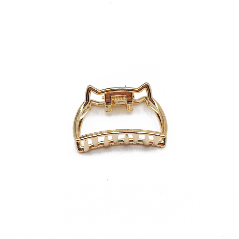Korean girls rectangle shape hollow out style metal hair claw clip for women Korean girls rectangle shape hollow out style metal hair claw clip for women