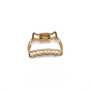 Korean girls rectangle shape hollow out style metal hair claw clip for women Korean girls rectangle shape hollow out style metal hair claw clip for women