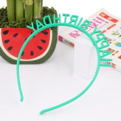 3D kids birthday party hair accessories plastic hair band headband