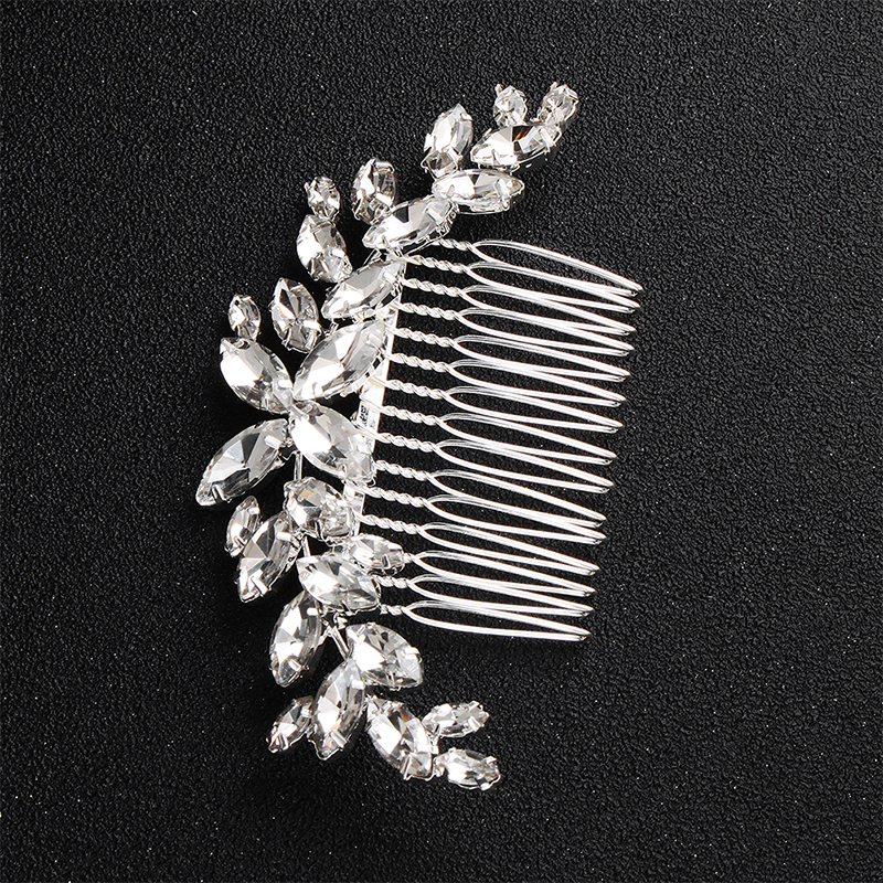 Wholesale Silver Teeth Diy Accessories Veil Combs Wedding Bridal Beads Hair Comb