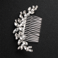 Wholesale Silver Teeth Diy Accessories Veil Combs Wedding Bridal Beads Hair Comb