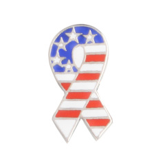 New Fashion Enamel Pin Cartoon custom brooch Badge Metal alloy Canada American flag Brooch channel brooch pins