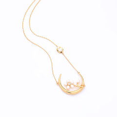 2019 glowing ladies girls princess accessories jewelry moon and sun necklace