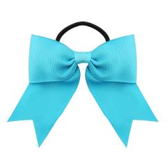 2020 hot sale colorful children girls women elastic fabric bow hair band hair ties