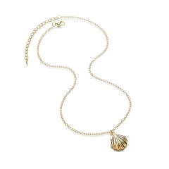 Customized wholesale shell jewelry for women fashion design big shell necklace