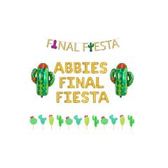 Cactus Cake Toppers Banner Summer kids theme party supplies Decorations