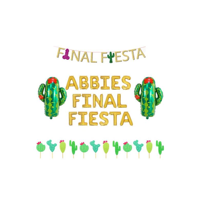 Cactus Cake Toppers Banner Summer kids theme party supplies Decorations Cactus Cake Toppers Banner Summer kids theme party supplies Decorations