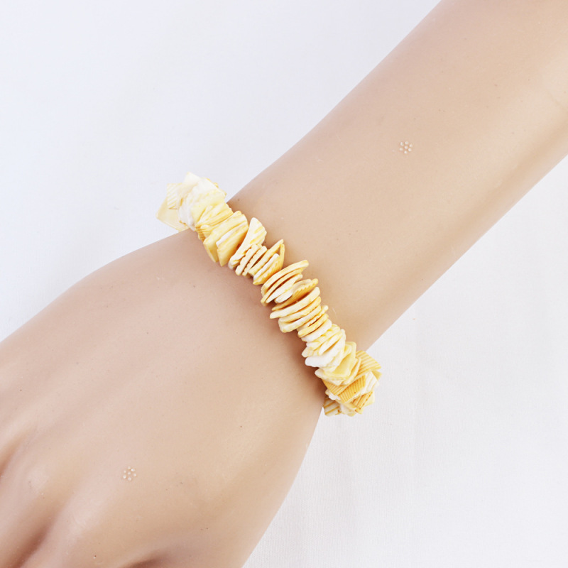 2020 new amazon ins fashion white handmade sea shell bracelets shell for women