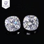 Top quality VVS 0.5ct pure white 5mm synthetic natural rough moissanite diamond