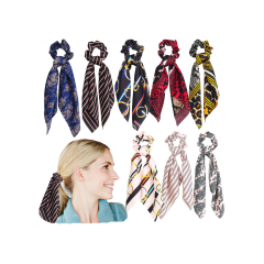 8 pcs Hair girl Scrunchies Stain Elastic Hair Bands Bowknot Women Hair Ties Ponytail Holder Silk Scrunchy 8 pcs Hair girl Scrunchies Stain Elastic Hair Bands Bowknot Women Hair Ties Ponytail Holder Silk Scrunchy