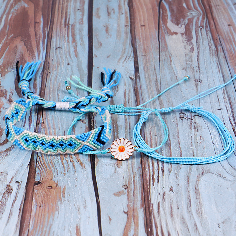 wholesale sunflower handmade adjustable woven friendship bracelet wholesale sunflower handmade adjustable woven friendship bracelet