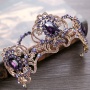 Handmade exquisite queen amethyst crystal wedding bridal tiara crown Handmade exquisite queen amethyst crystal wedding bridal tiara crown