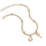 Bali jewelry coconut shell gold jewelry beach ankle bracelet anklet chains sets for women