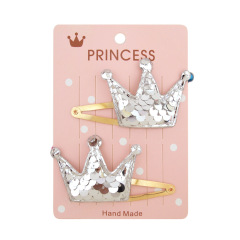 Wholesale baby girls multiple colour bling bling glitter sequin hair clips