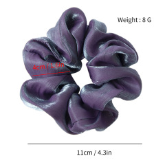 Amazon ribbon satin scarf scrunchies silk hair ties pack for girls womens