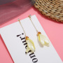 Temperament women zinc alloy rhinestone earring accessories dangle earrings Temperament women zinc alloy rhinestone earring accessories dangle earrings