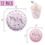 Children's Unicorn kid Party Supply Pack Set Rainbow Birthday Banner pink