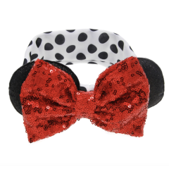 2020 Top selling colorful custom cottonwave point bow knot hair band girls hair accessories