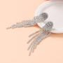 2019 Long chain tassel sand blasting Earring Classical Design Copper Alloy jewelry earring 2019 Long chain tassel sand blasting Earring Classical Design Copper Alloy jewelry earring