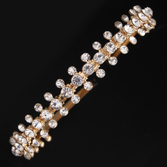 2020 Baroque Vintage Wedding Hairband Hair Accessories Wome Beaded Jewelled rhinestone Headband