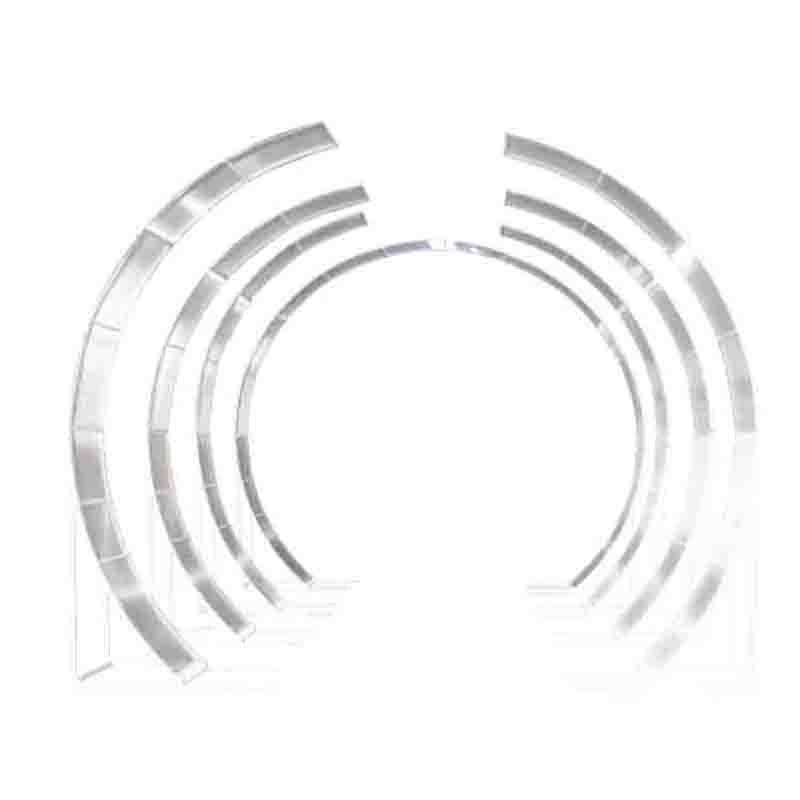 High quality white metal round pvc wedding backdrop decoration flower arch