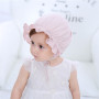 2-8 months baby princess hat newborn cotton hat ear protector elastic hat 2-8 months baby princess hat newborn cotton hat ear protector elastic hat