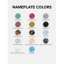 2020 new design fashion custom wholesale letter acetate word hair clips for women
