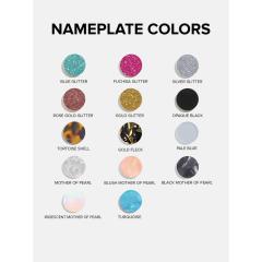 2020 new design fashion custom wholesale letter acetate word hair clips for women