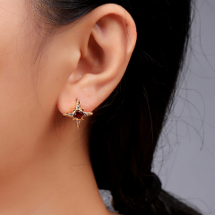 2019 New fashion jewelry for ladies Starmoon diamond earrings