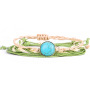 2019 custom adjustable blue opal stone cotton woven friendship bracelet 2019 custom adjustable blue opal stone cotton woven friendship bracelet