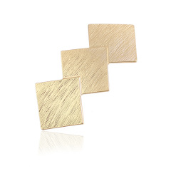 2020 amazon ins fancy gold Metal Alloy Large Hollow Smooth pony tail Alligator Hair Clip pins Matte for women girls