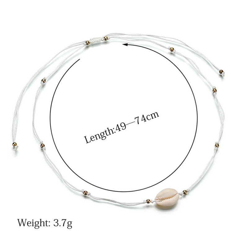 Custom wholesale shell jewelry for women PU cool design leather necklace men Custom wholesale shell jewelry for women PU cool design leather necklace men