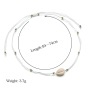 Custom wholesale shell jewelry for women PU cool design leather necklace men Custom wholesale shell jewelry for women PU cool design leather necklace men