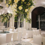 Metal Tall gold wedding decoration flower stand centerpieces