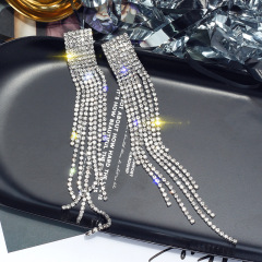 2020 new arrival fashion jewelry girls tassel crystal earrings for women