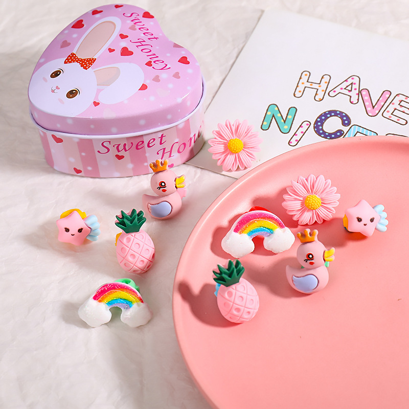 Wholesale children's flower animals mini plastic hair claw clips for kids Wholesale children's flower animals mini plastic hair claw clips for kids