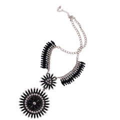 Amazon ins korean africa Luxury fashion jewelry party summer holiday vintage crystal initial chain necklace for women lady girls Amazon ins korean africa Luxury fashion jewelry party summer holiday vintage crystal initial chain necklace for women lady girls