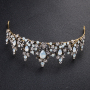 Blue crystal Jewelry silver Hair Accessories Headband Bridal Tiaras and Crowns Blue crystal Jewelry silver Hair Accessories Headband Bridal Tiaras and Crowns
