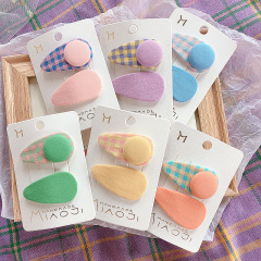 New design 2pcs/set cute mCandy-colored big buttons girls baby hair clips for kids New design 2pcs/set cute mCandy-colored big buttons girls baby hair clips for kids