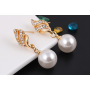 best sell cheap amazon Korean valentine's day christmas gift jewelry women earring necklace pearl set best sell cheap amazon Korean valentine's day christmas gift jewelry women earring necklace pearl set